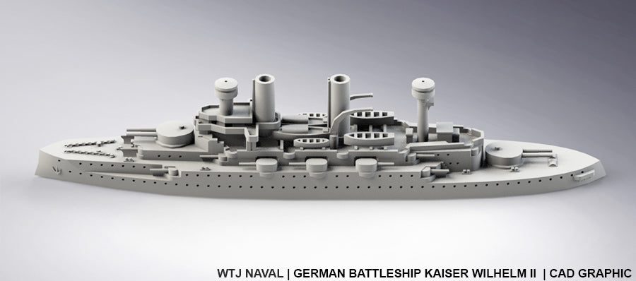 Kaiser Wilhelm II - German - Pre Dreadnought Era - Wargaming - Axis and Allies - Naval Miniature - Victory at Sea
