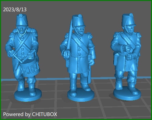 28mm Piedmontese Line inf rgt 1848-61 Command