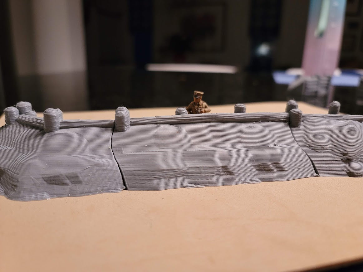 Earthworks/Trenches/Bunkers/Sea Wall Set - 11 Items - War Games And Dioramas - 28mm - Bolt Action