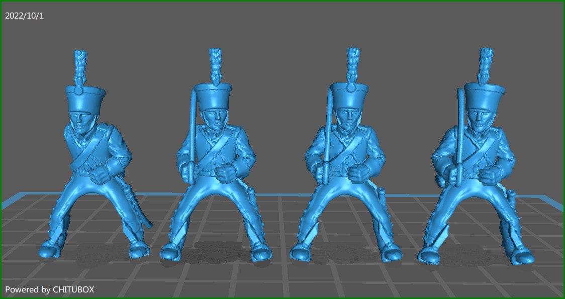 Portuguese Cavalry rgt 1811-14 - 6 Minis - 28mm Miniatures