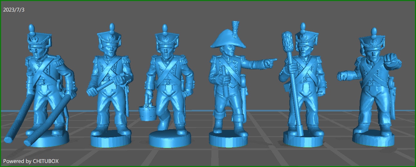 small 15mm “w epic size” Duchy of Warsaw Artillery 1807-09