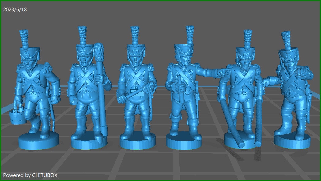 small 15mm “w epic size”French Jeune Guard Artillery 1809-12