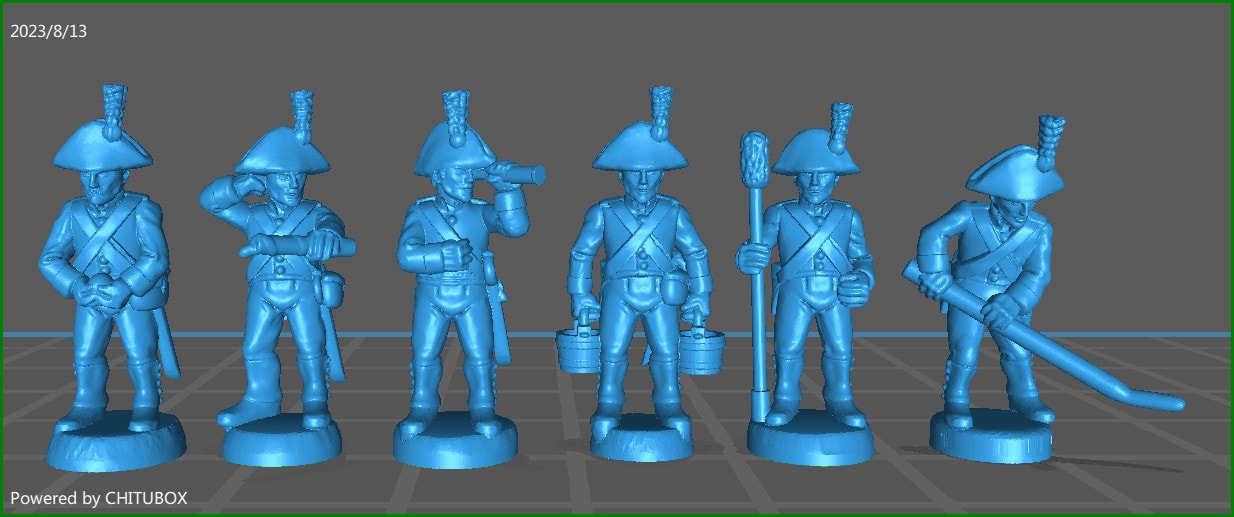 small 15mm “w epic size” Austrian artillerists