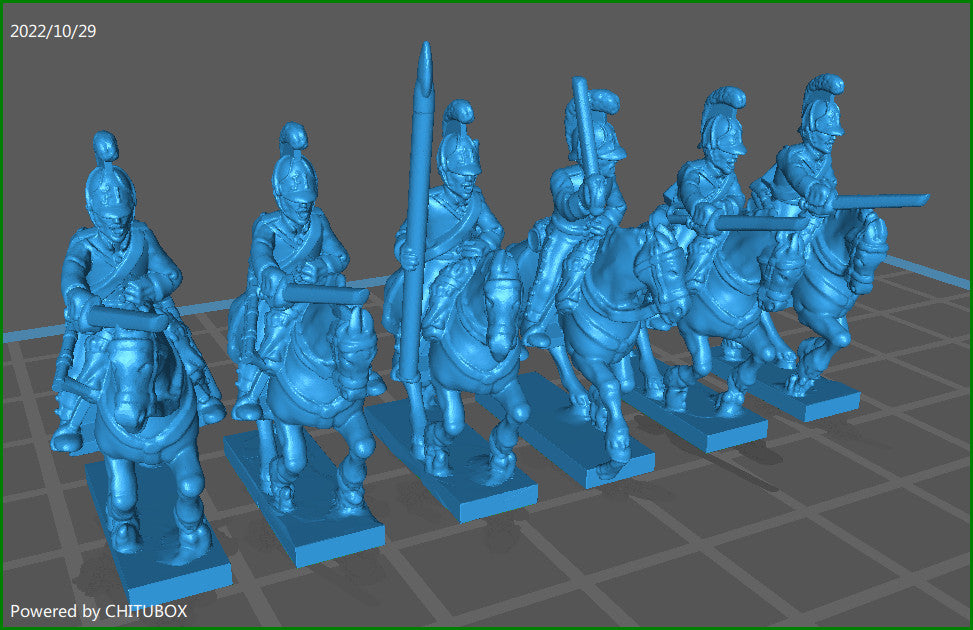 Austrian Chevauleger 1809-14 - 6 Minis - Epic 15mm Miniatures