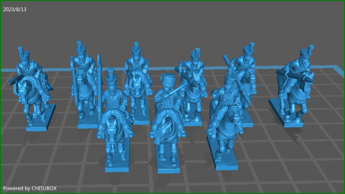 small 15mm “w epic size” French Guard Eclaireurs 1st rgt