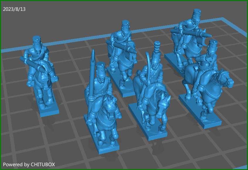 small 15mm “w epic size” French Guard Eclaireurs 2nd rgt