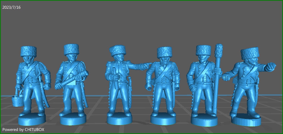 small 15mm “w epic size” French Horse Guard Artillery 1805-15