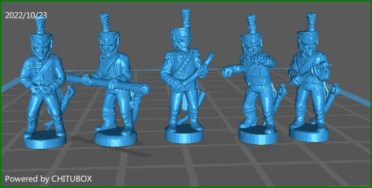 French Horse Artillery 1812-15 - 5 Minis - Epic 15mm Miniatures