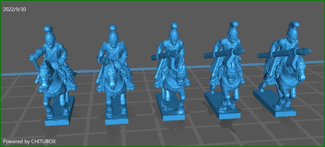 French Lancers 1811-15 - 8 Minis - Epic 15mm Miniatures