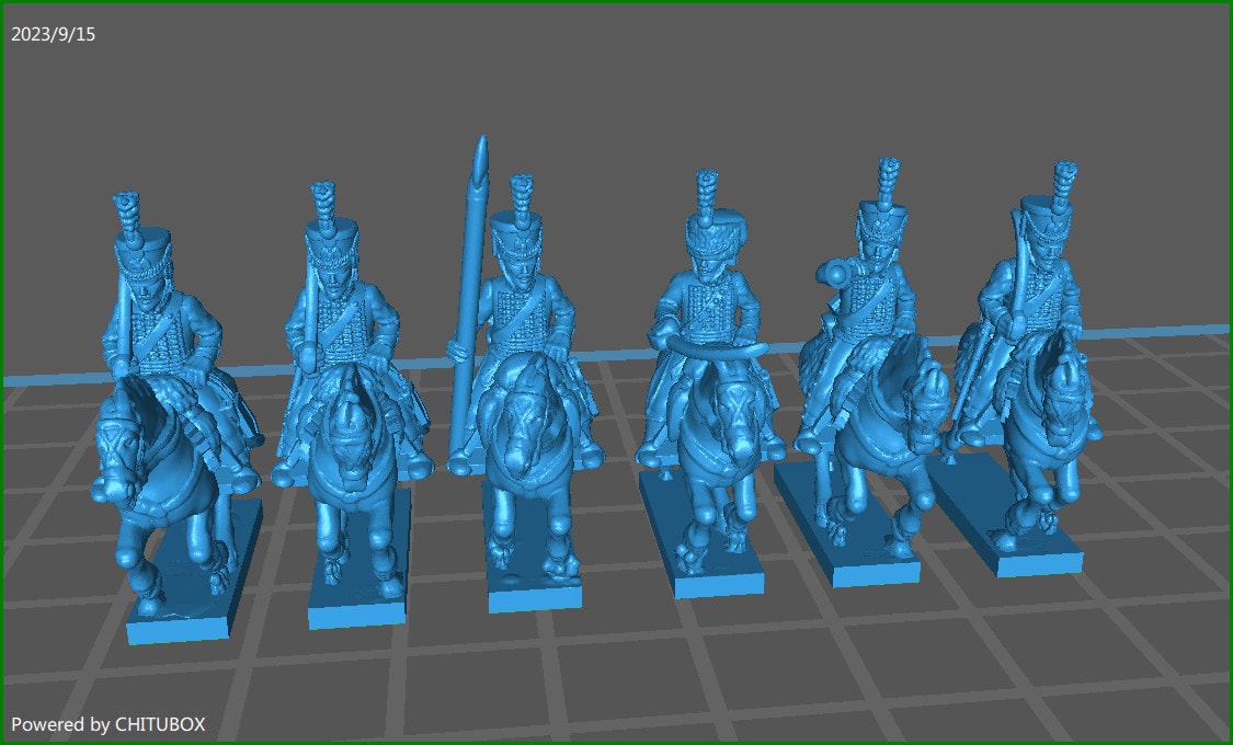 small 15mm “w epic size” French Guard D’Honeur rgt