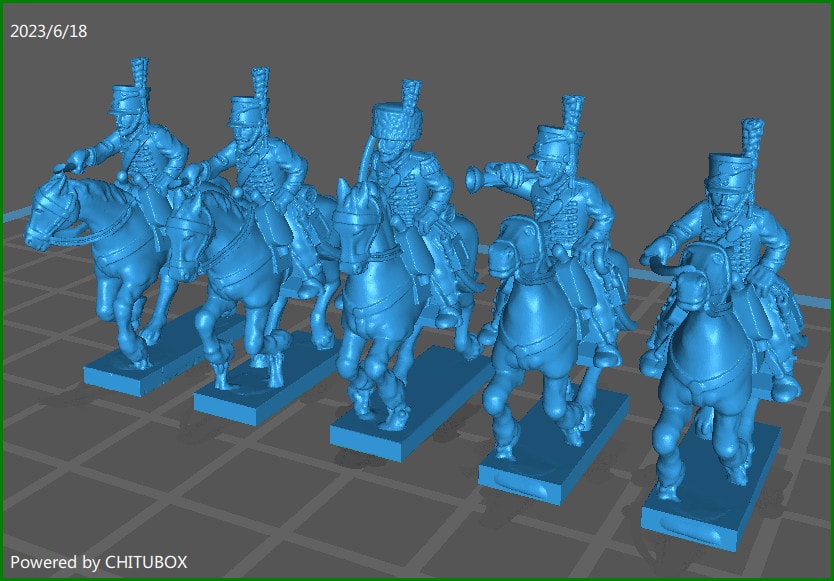 small 15mm “w epic size” Spanish Chasseurs a Chevall