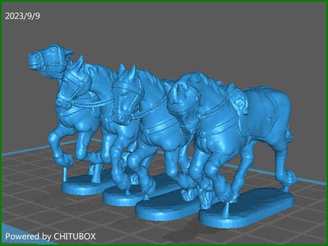 28mm P2 Piedmontese Horses 1848-66 (charging)