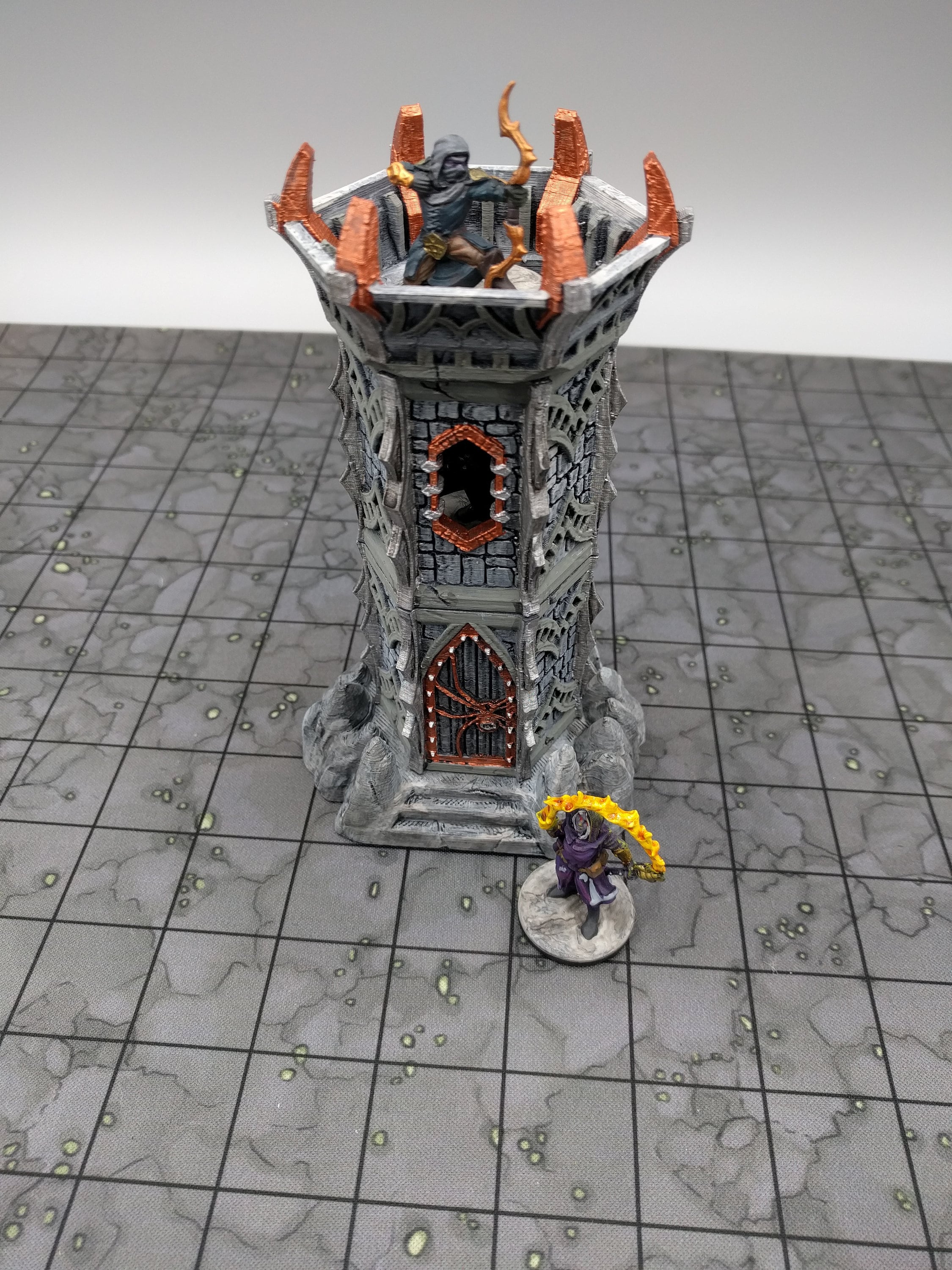 OpenForge Dark Elf Sentry Tower - Tabletop - DND - Pathfinder - RPG - OpenForge - Terrain - Dungeons & Dragons