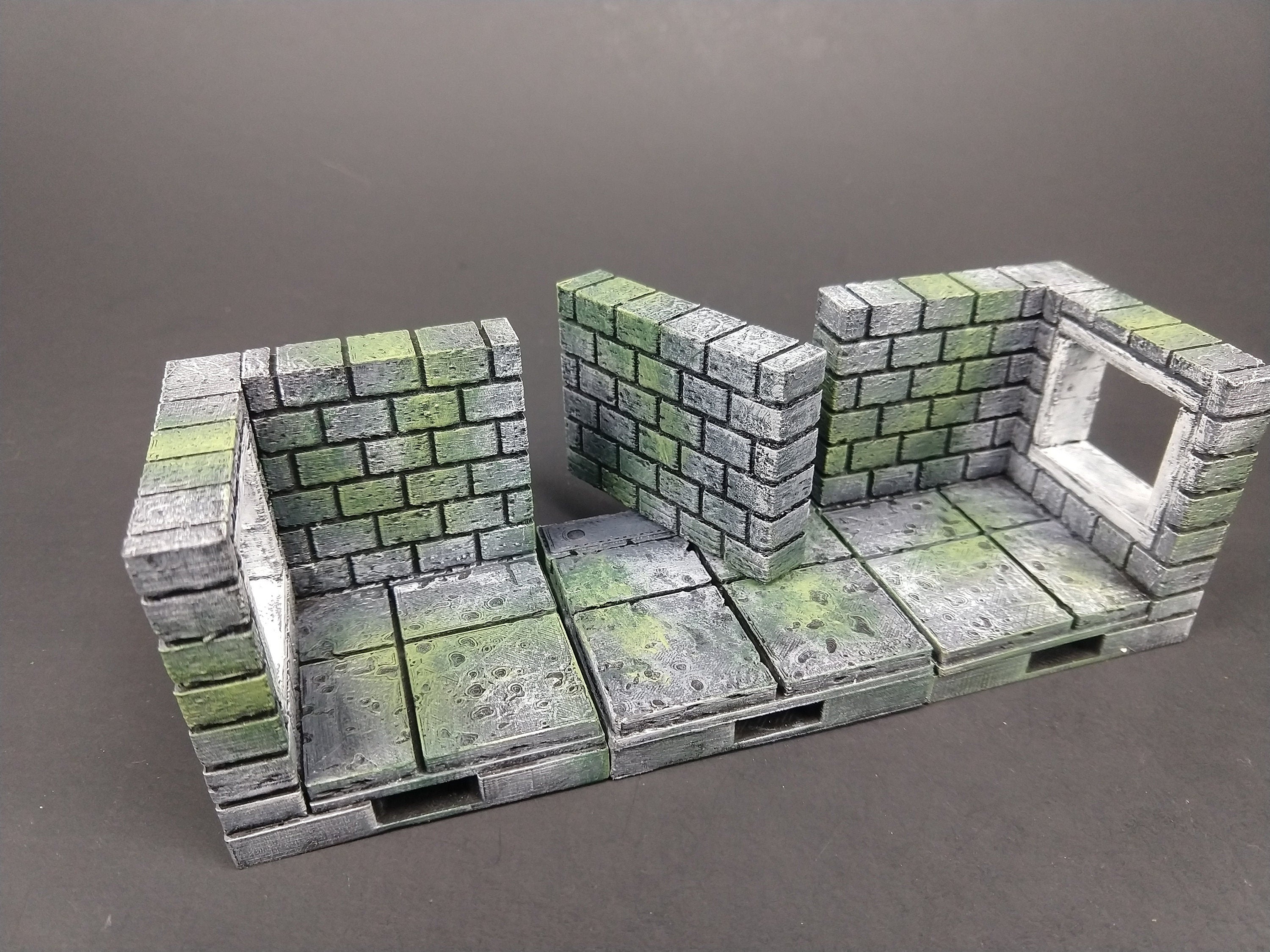 Cut Stone Deluxe Set 45 Tiles! - OpenLock or DragonLock - Openforge - DND - Pathfinder - Dungeons & Dragons - RPG - Tabletop - 28 mm / 1"