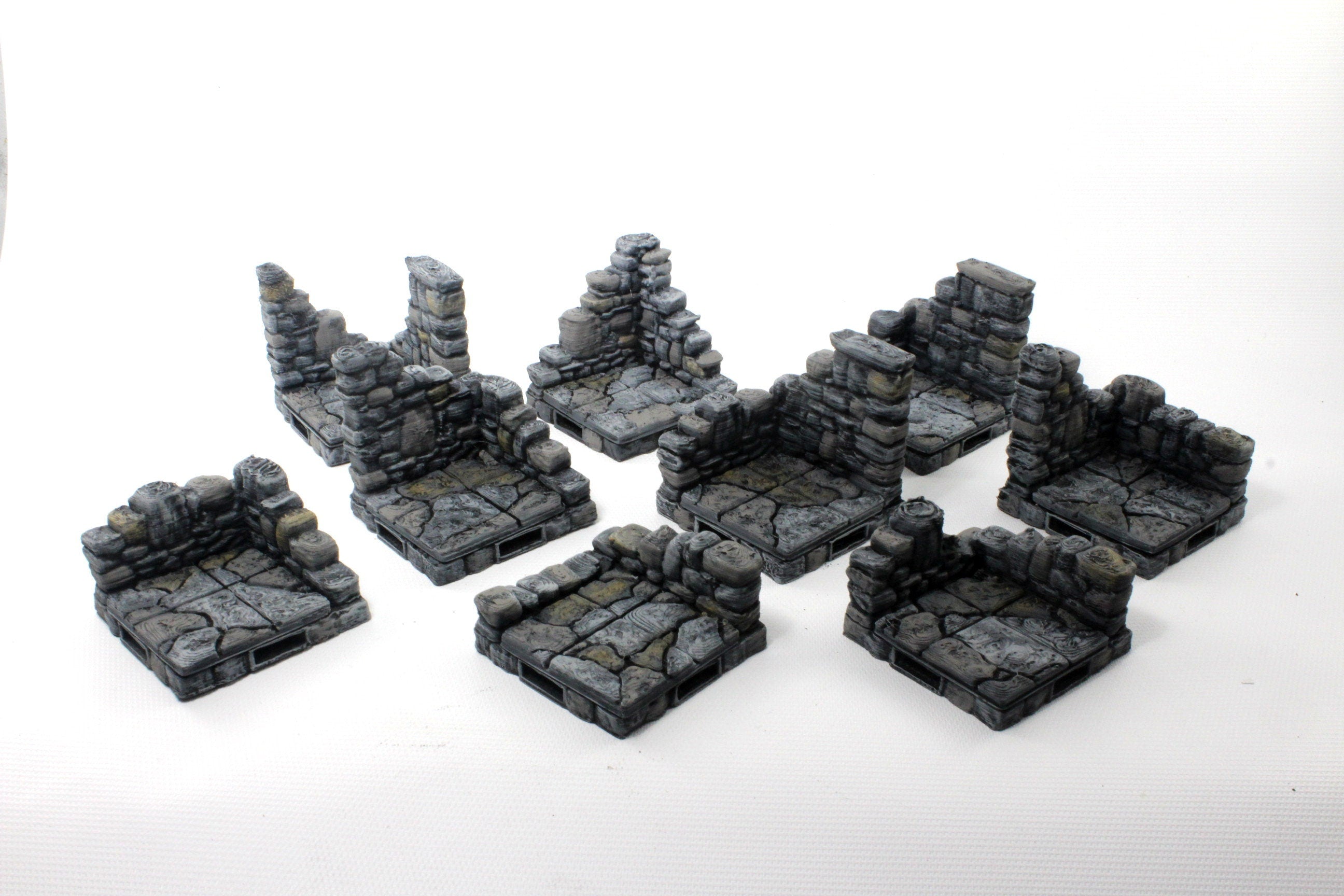 Ruined Stone Extreme Set 80 Tiles! - OpenLock - Openforge - DND - Pathfinder - RPG - Tabletop