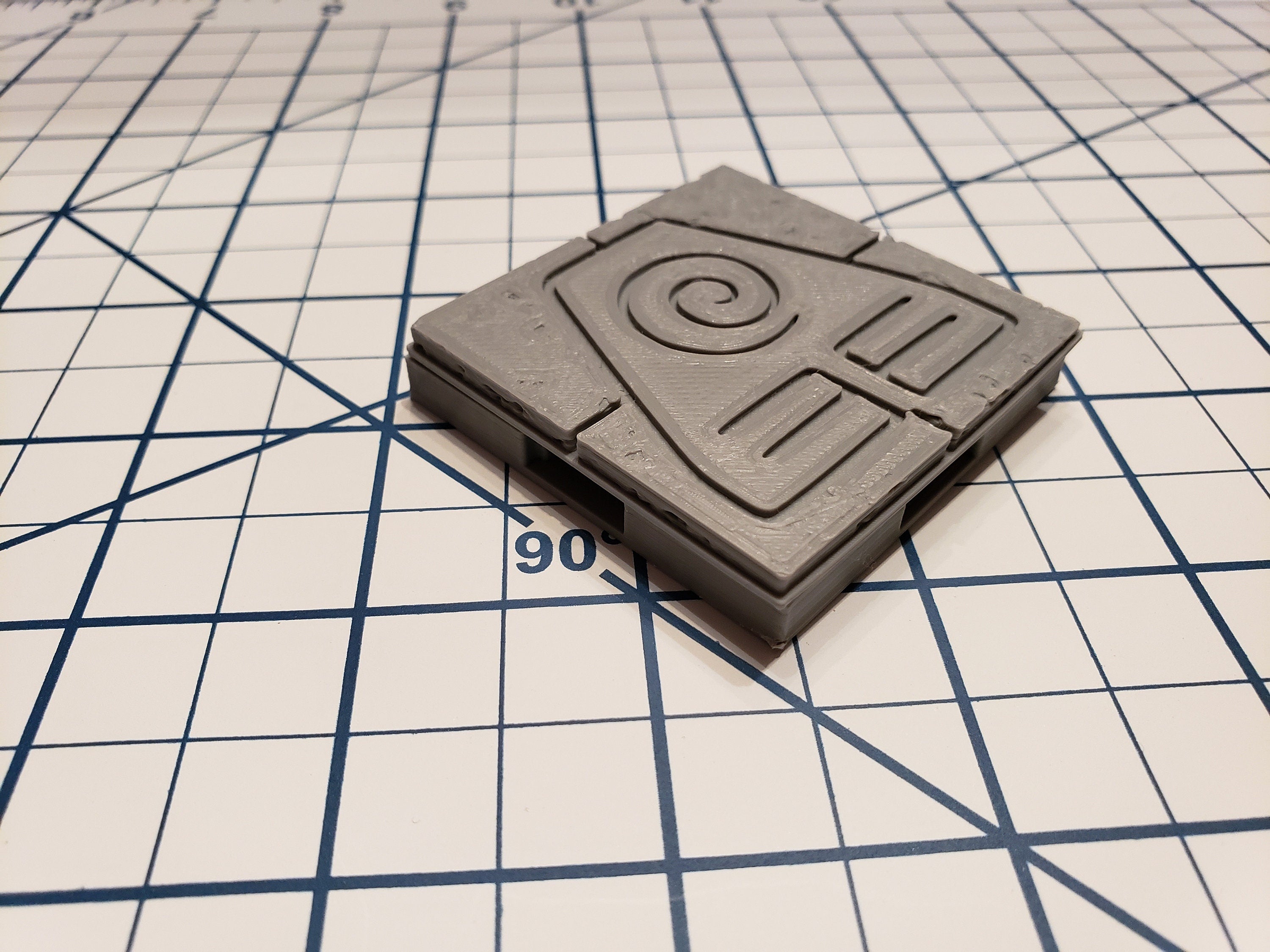 Cut Stone Floor Encounter Tile - OpenLock or DragonLock - Openforge - DND - Pathfinder - Dungeons & Dragons - RPG - Tabletop - 28 mm / 1"