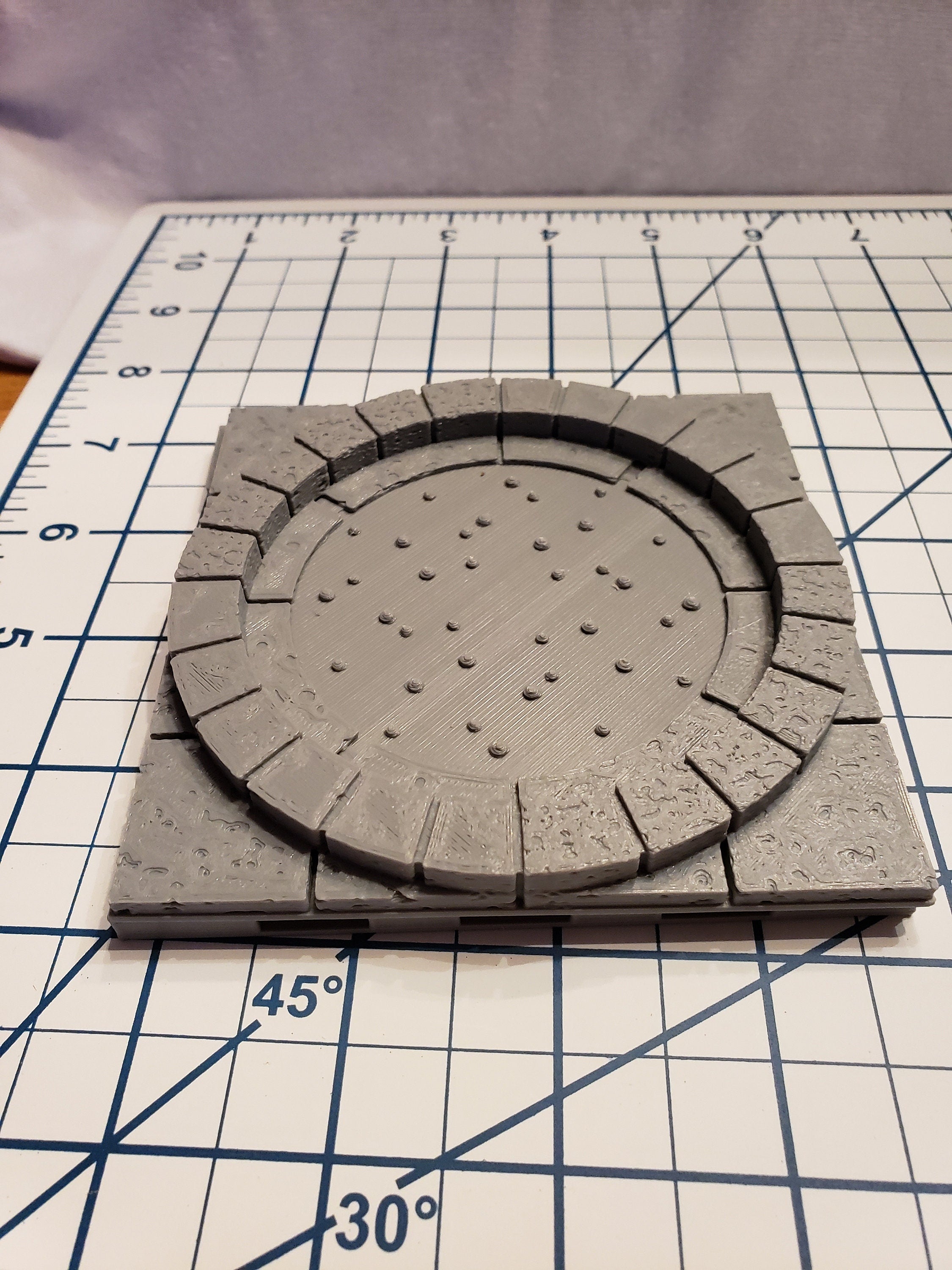 Cut Stone Square Special Floor Tiles - OpenLock or DragonLock - Openforge - DND - Pathfinder - Dungeons & Dragons - RPG - Tabletop - 28 mm