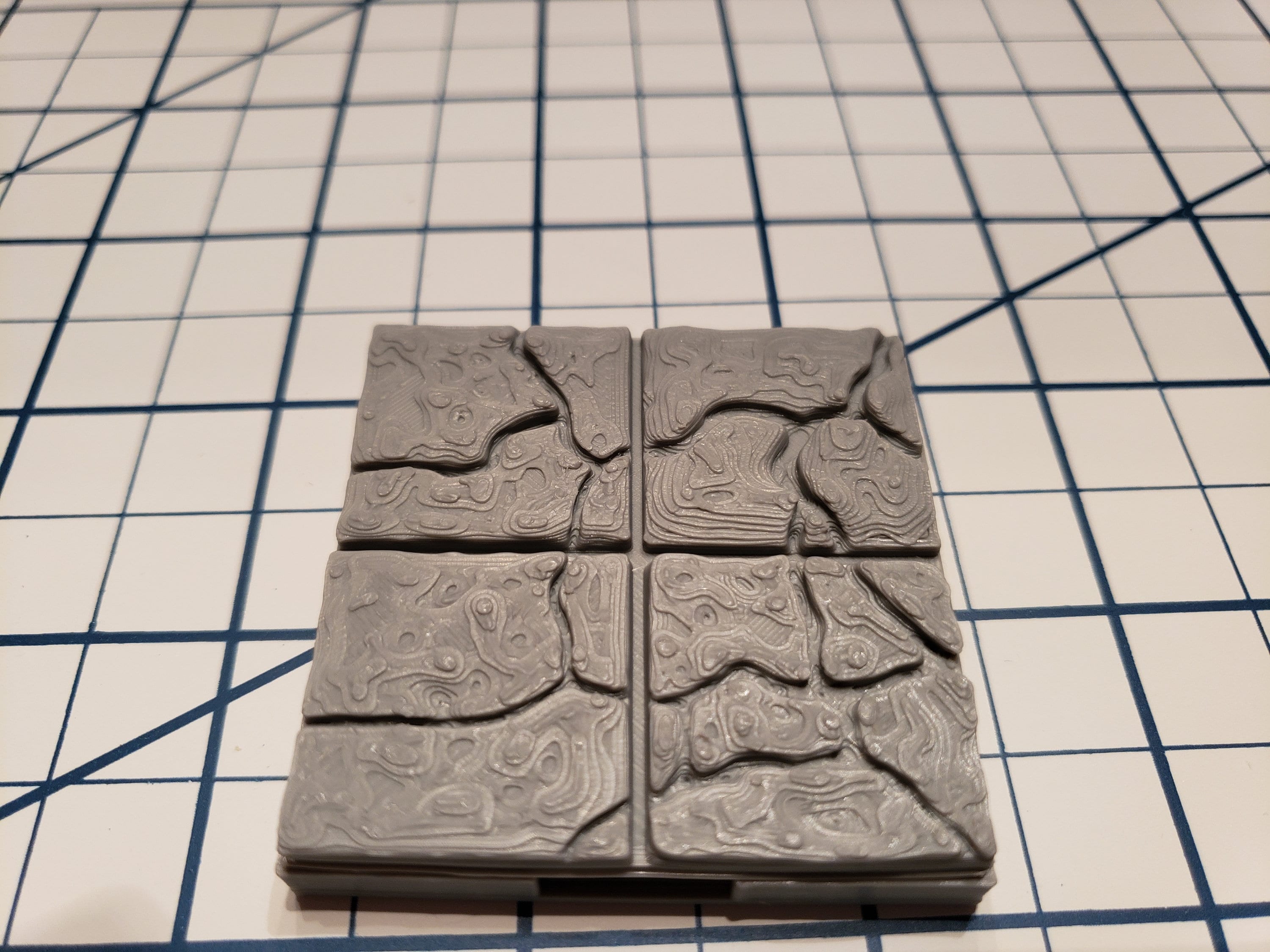 Rough Stone Floor Tiles - OpenForge - OpenLock - DND - Tabletop - RPG - Terrain - Pathfinder - Dungeons & Dragons