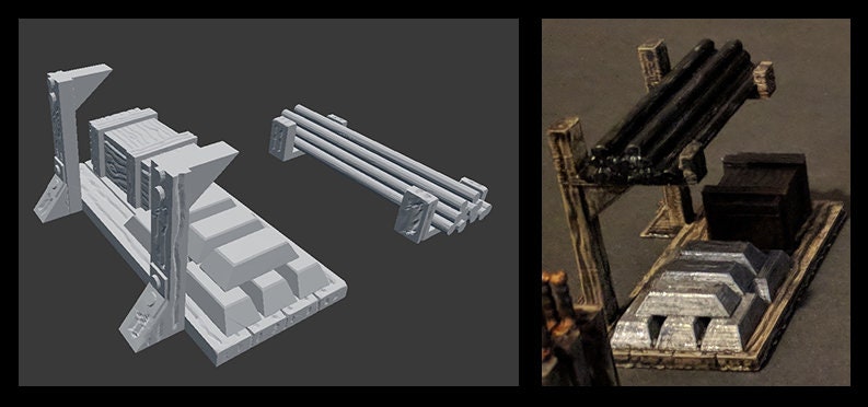 Blacksmith Forge and Workshop Set - Hero's Hoard - DND - Pathfinder - Dungeons & Dragons - RPG - Tabletop - EC3d