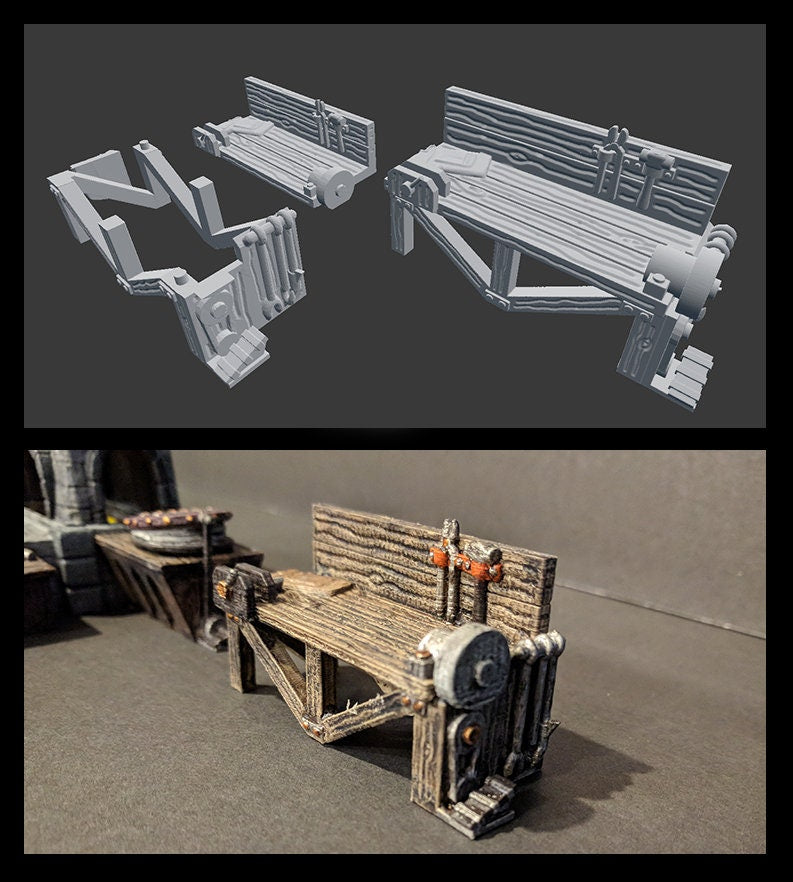 Blacksmith Forge and Workshop Set - Hero's Hoard - DND - Pathfinder - Dungeons & Dragons - RPG - Tabletop - EC3d