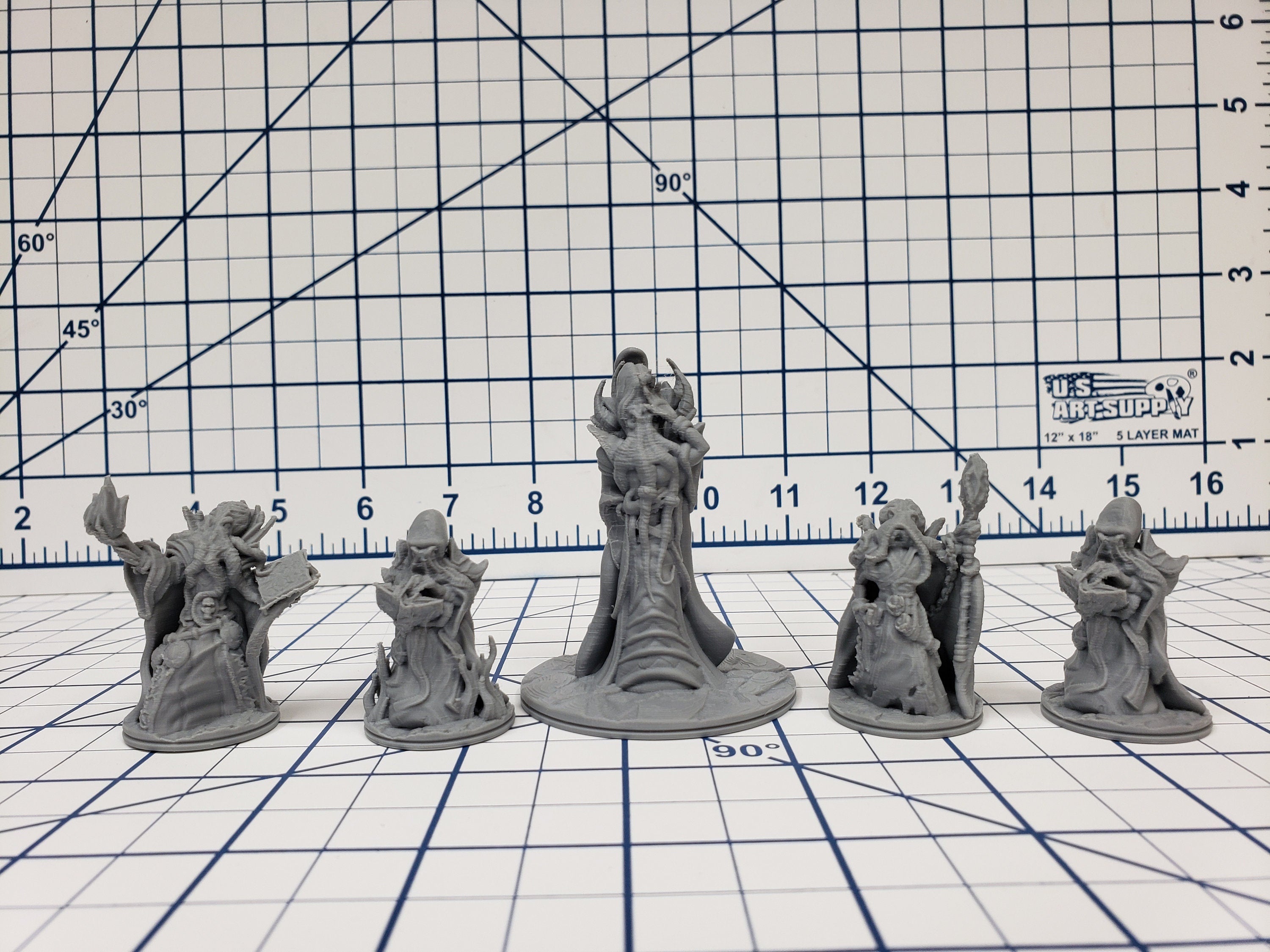 Mind Horror Minis - Part of A Den of Alien Evil Collection - DND - Pathfinder - Dungeons & Dragons - RPG - Tabletop - 28 mm / 1" - EC3D