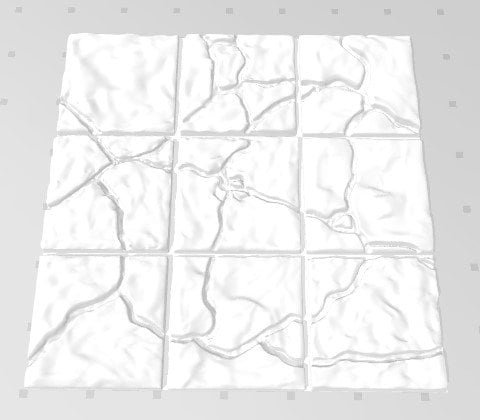 Rough Stone Floor Tiles - OpenForge - OpenLock - DND - Tabletop - RPG - Terrain - Pathfinder - Dungeons & Dragons