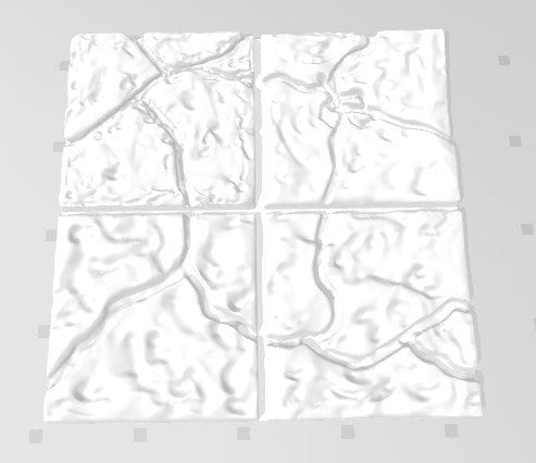 Rough Stone Floor Tiles - OpenForge - OpenLock - DND - Tabletop - RPG - Terrain - Pathfinder - Dungeons & Dragons