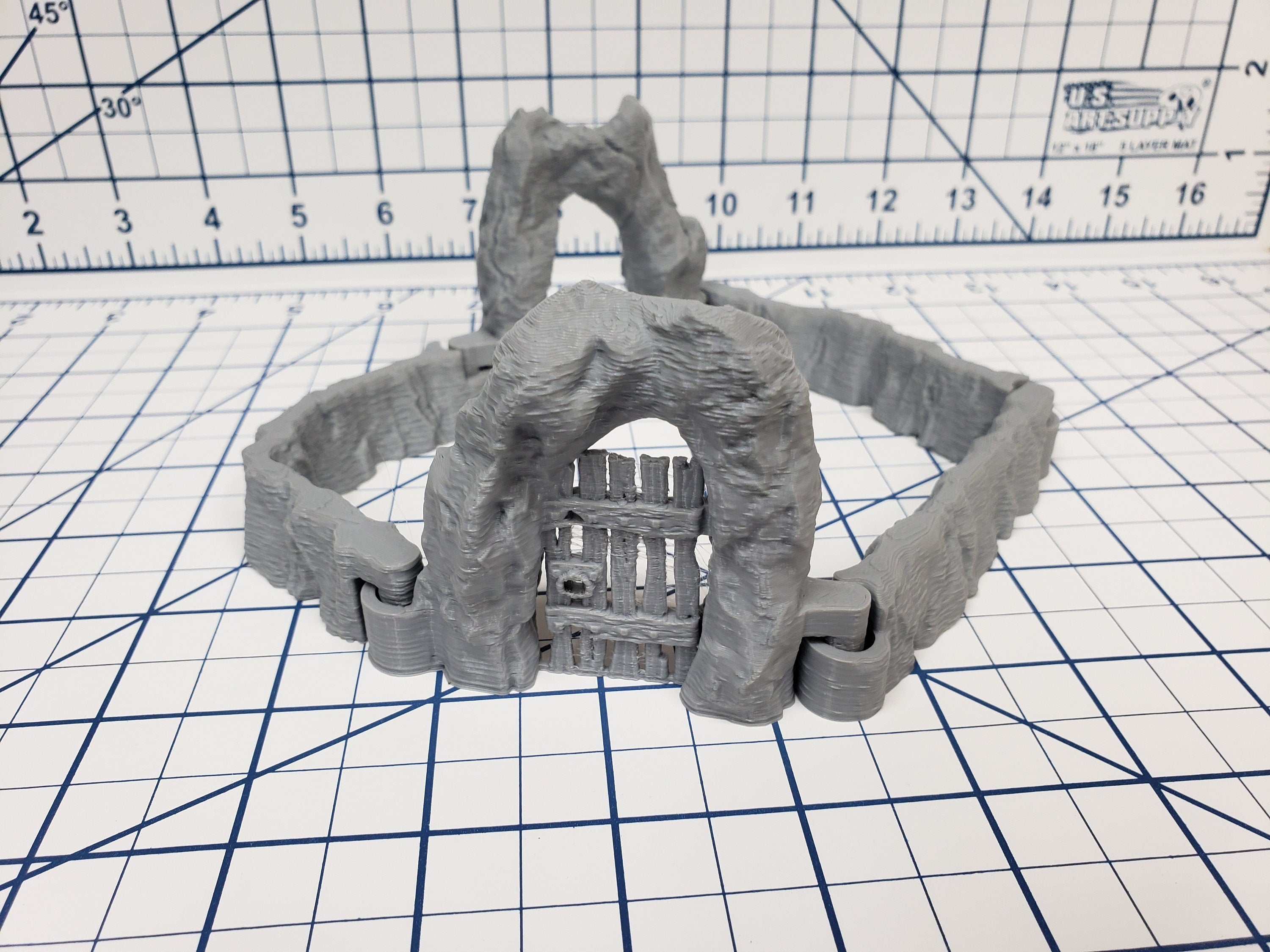 DungeonSticks - Dry Caverns Starter Set 25 Tiles! - DND - Pathfinder - Dungeons & Dragons - Terrain - RPG - Tabletop - 28 mm / 1"