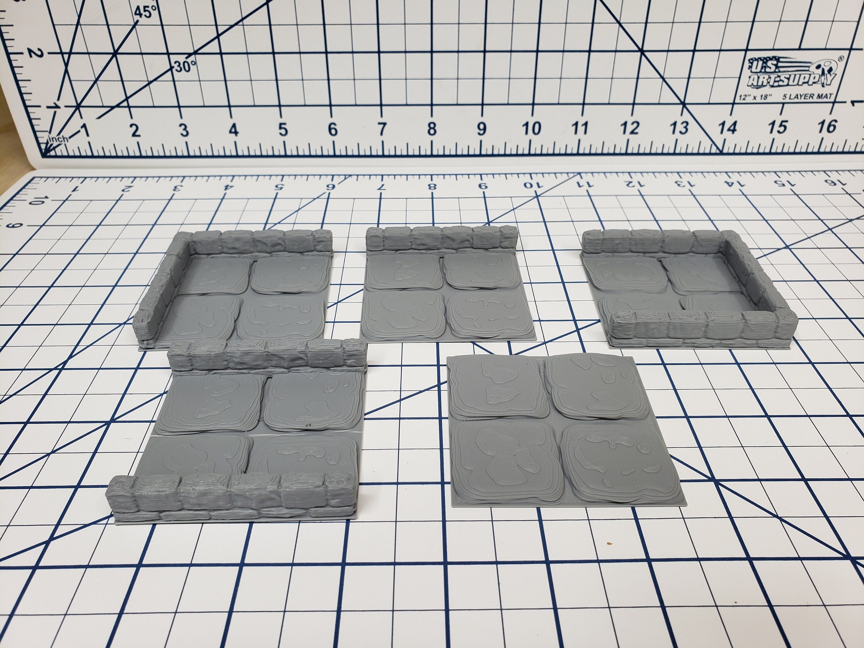 True Tiles - Dungeon Stone Extreme Set 150 Tiles! - OpenLock - DND - Pathfinder - Dungeons & Dragons - Terrain - RPG - Tabletop - 28 mm / 1"