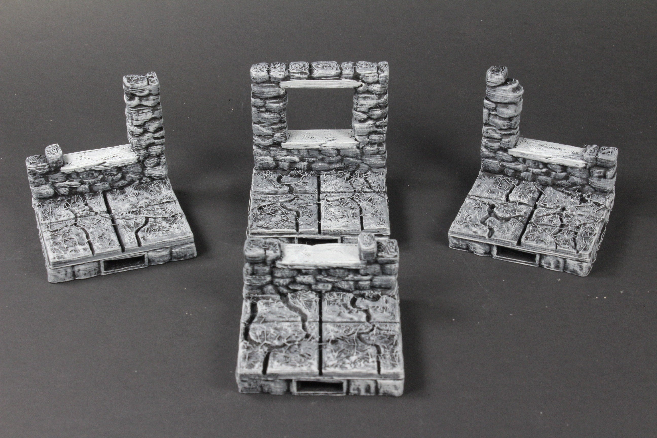 Ruined Stone Premium Set 60 Tiles! - OpenLock - Openforge - DND - Pathfinder - RPG - Tabletop