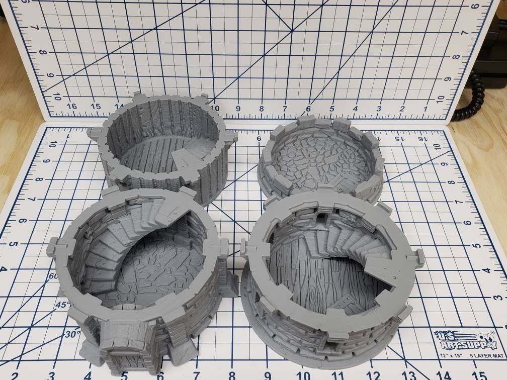 The Wilds of Wintertide Watchtower - EC3D - DND - Pathfinder - Dungeons & Dragons - RPG - Tabletop - 28 mm / 1"