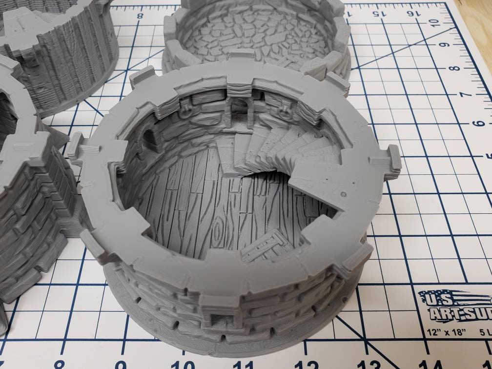 The Wilds of Wintertide Watchtower - EC3D - DND - Pathfinder - Dungeons & Dragons - RPG - Tabletop - 28 mm / 1"