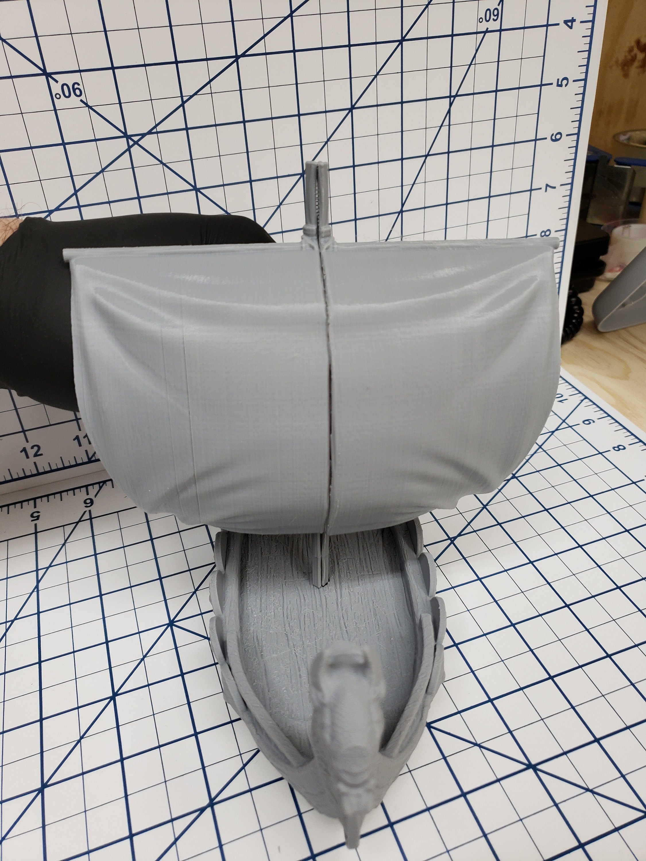 The Wilds of Wintertide Longship - EC3D - DND - Pathfinder - Dungeons & Dragons - RPG - Tabletop - 28 mm / 1"