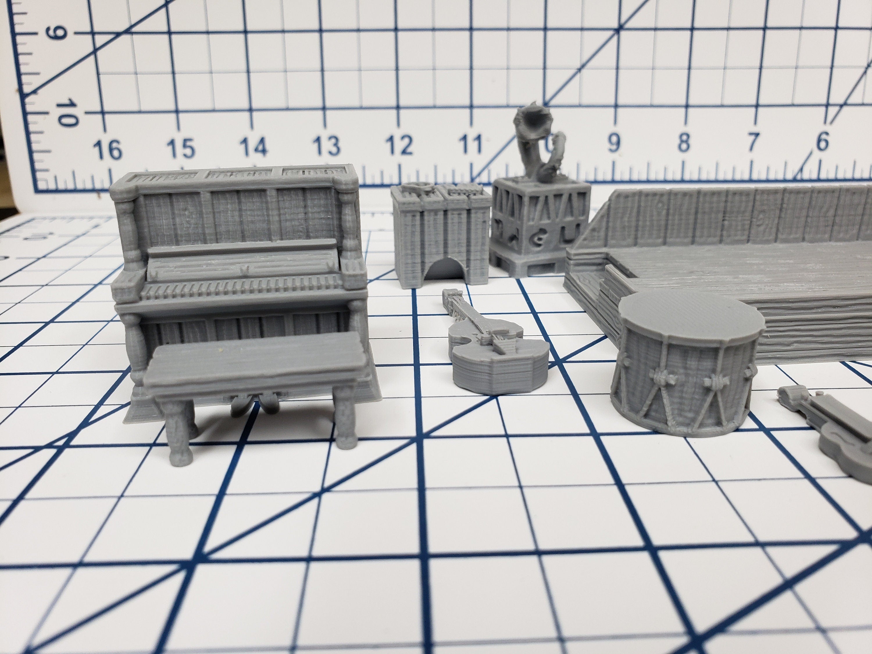 Hero's Hoard Music and Sound Complete Set 14 Items - EC3D - DND - RPG - Pathfinder - Miniature - Tabletop