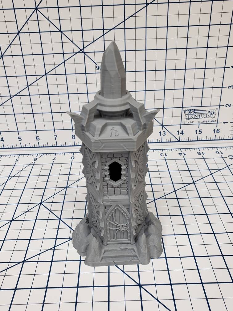 OpenForge Dark Elf Sentry Tower - Tabletop - DND - Pathfinder - RPG - OpenForge - Terrain - Dungeons & Dragons