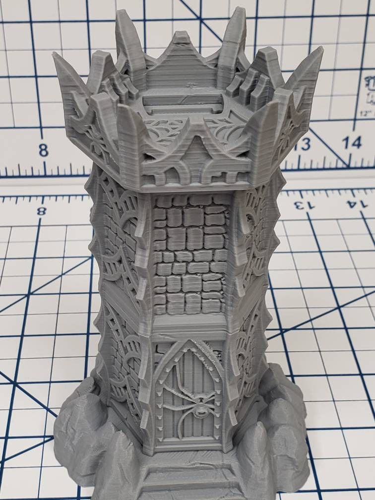OpenForge Dark Elf Sentry Tower - Tabletop - DND - Pathfinder - RPG - OpenForge - Terrain - Dungeons & Dragons