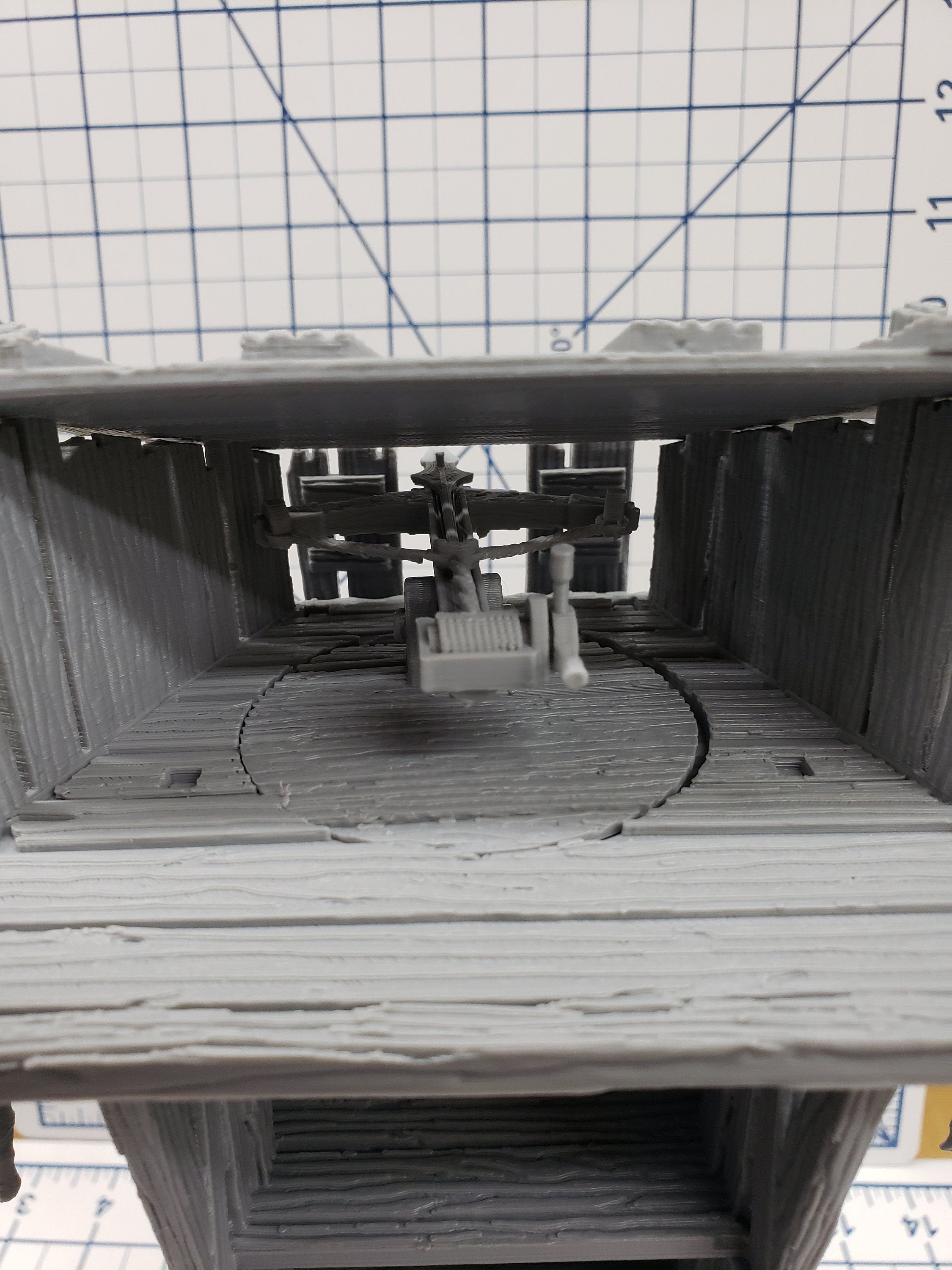 Siege Tower - DND - Pathfinder - Dungeons & Dragons - RPG - Tabletop - Terrain - 28 mm / 1" - - Gamescape3d