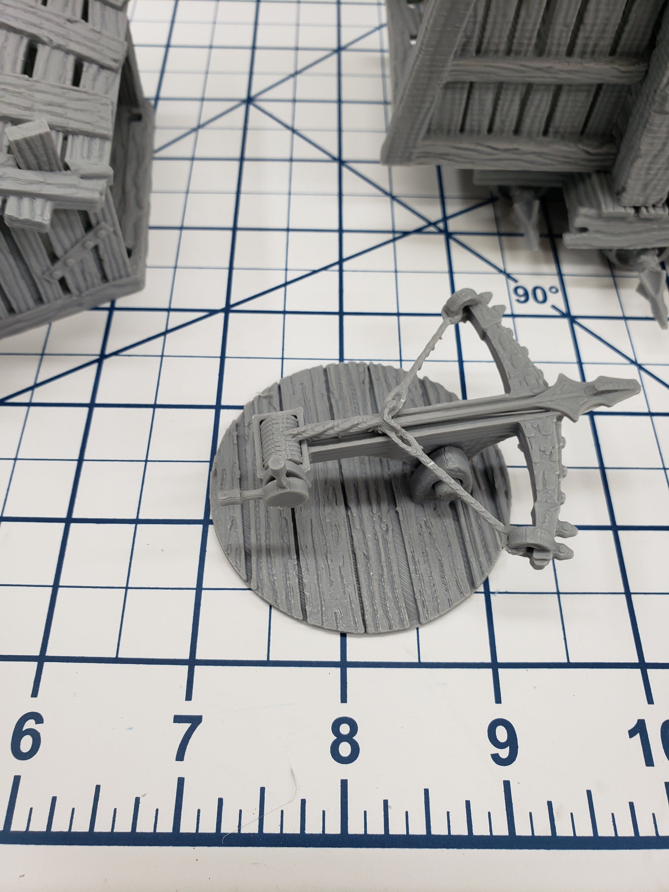 Siege Tower - DND - Pathfinder - Dungeons & Dragons - RPG - Tabletop - Terrain - 28 mm / 1" - - Gamescape3d