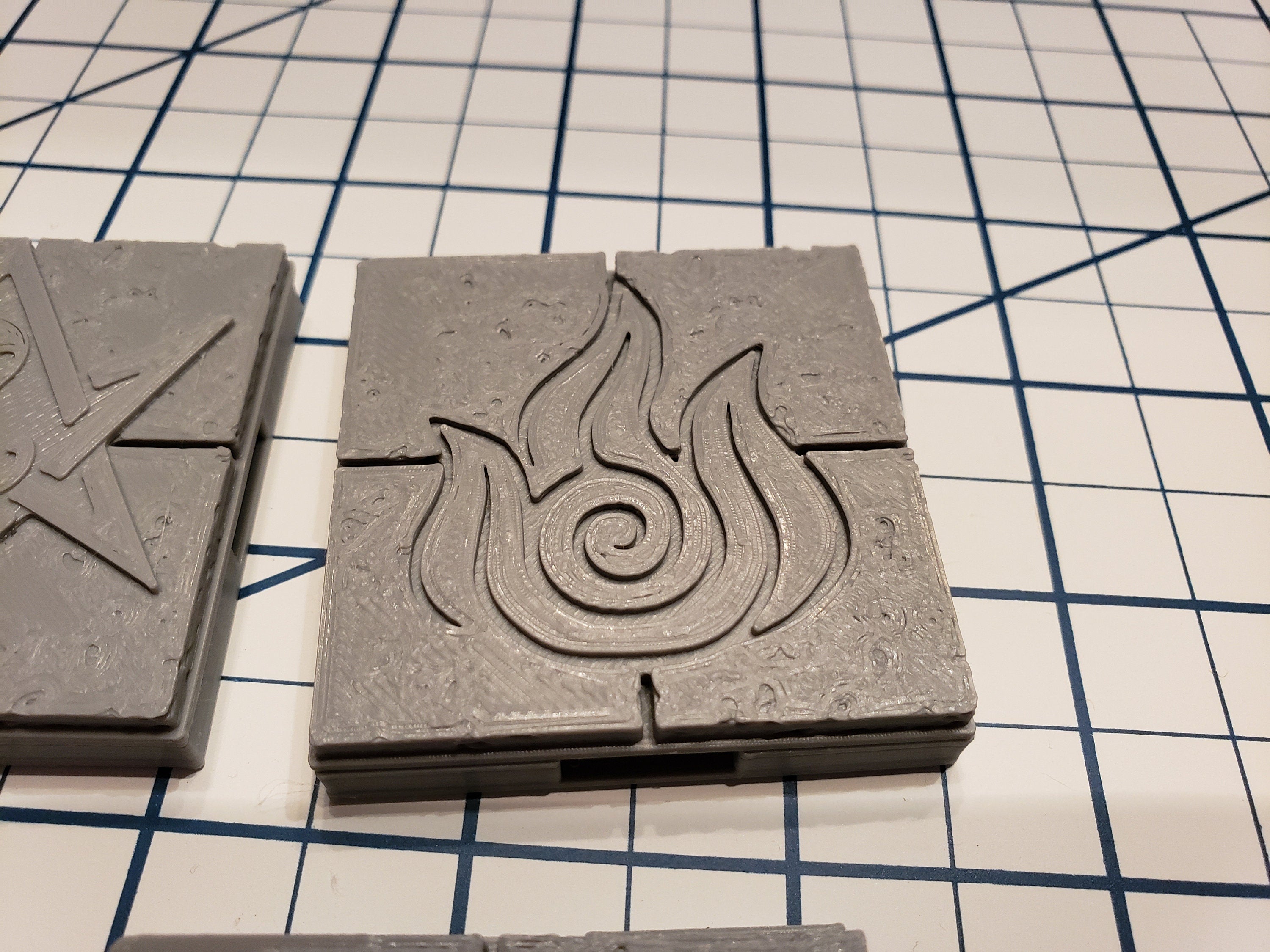 Cut Stone Floor Encounter Tile - OpenLock or DragonLock - Openforge - DND - Pathfinder - Dungeons & Dragons - RPG - Tabletop - 28 mm / 1"
