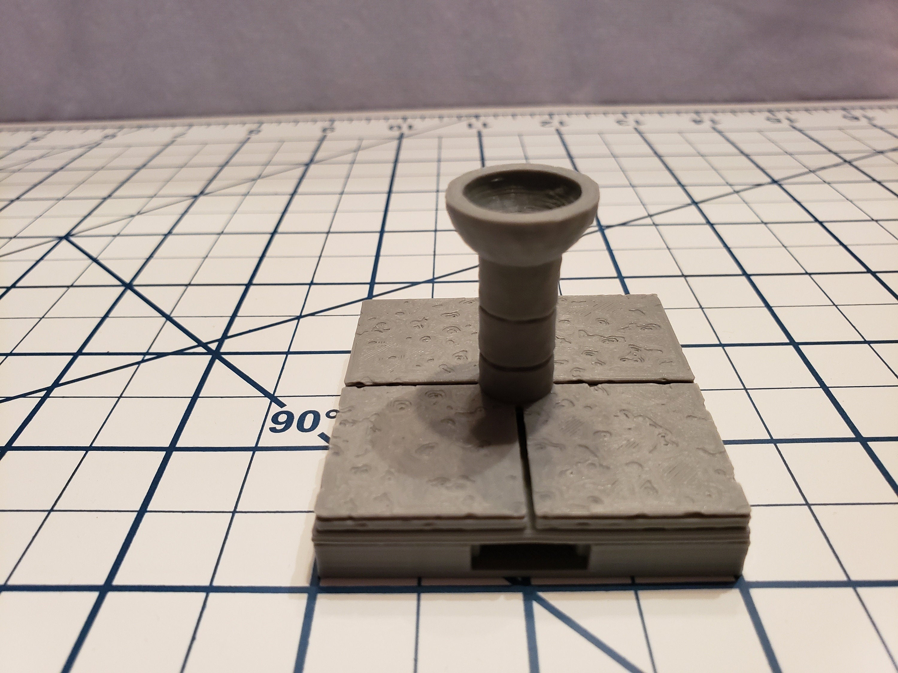 Cut Stone Square Special Floor Tiles - OpenLock or DragonLock - Openforge - DND - Pathfinder - Dungeons & Dragons - RPG - Tabletop - 28 mm