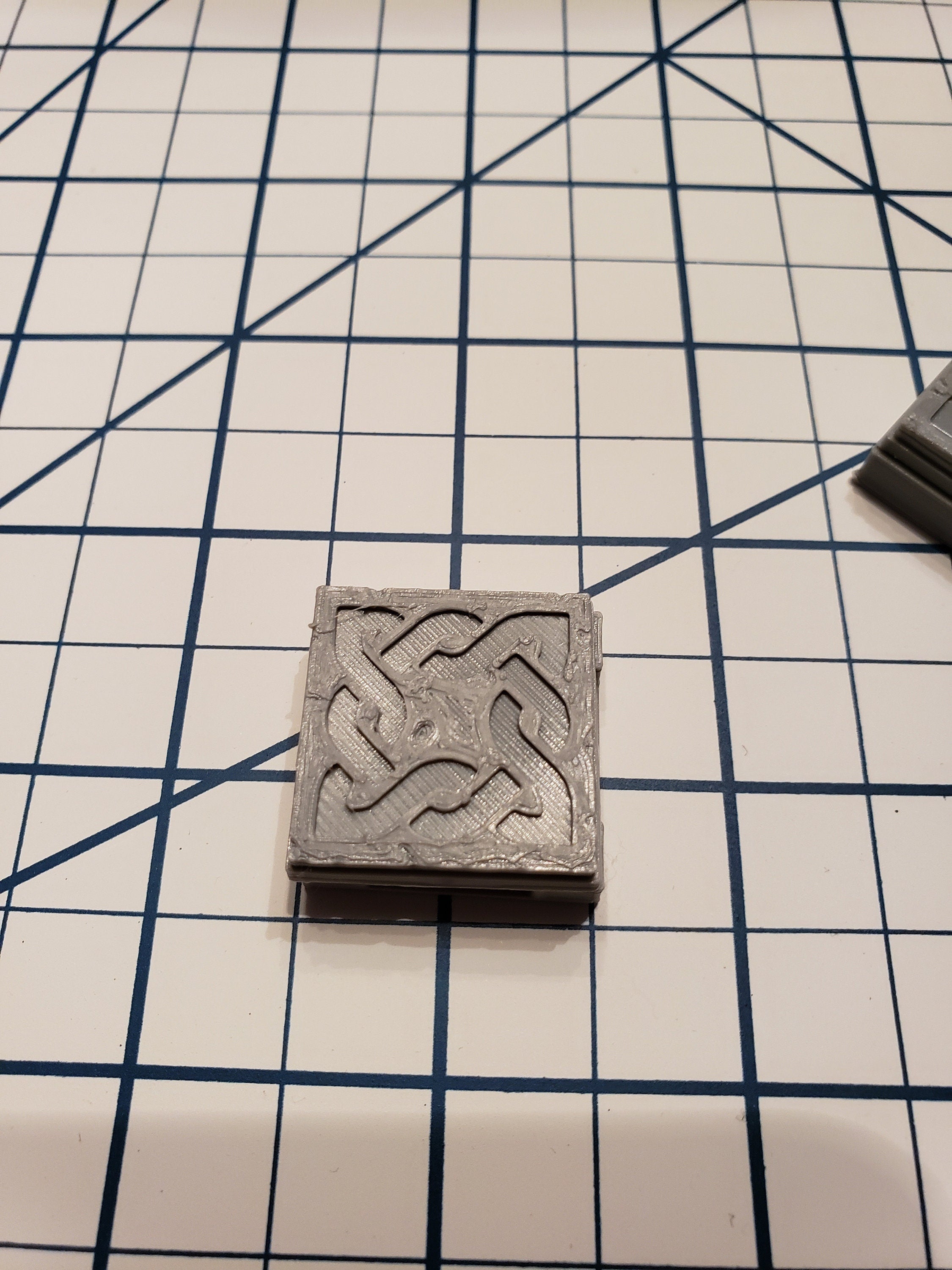 Dwarven Hall Floor Tiles - OpenLock or DragonLock - Openforge - DND - Pathfinder - Dungeons & Dragons - RPG - Tabletop - 28 mm / 1"