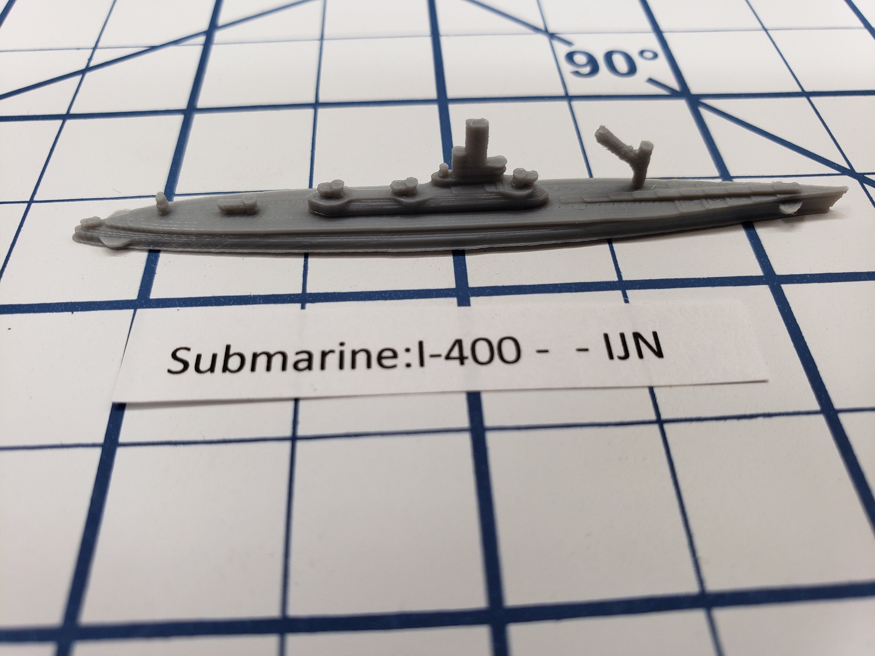 Submarine - I-400 - IJN - Wargaming - Axis and Allies - Naval Miniature - Tabletop Games - Warships