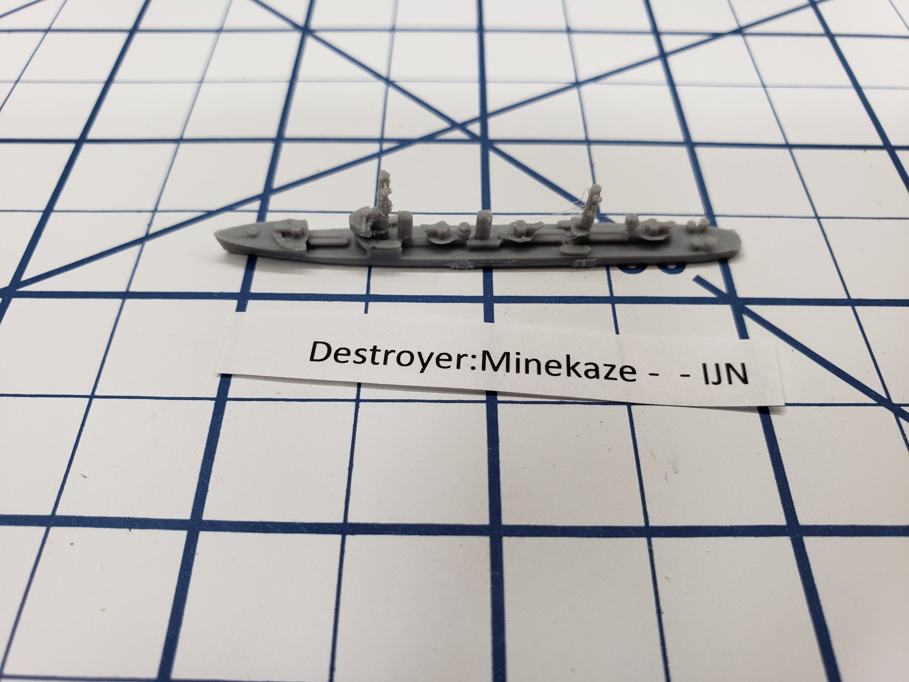 Destroyer - Minekaze Class - IJN - Wargaming - Axis and Allies - Naval Miniature - Tabletop Games - Warships