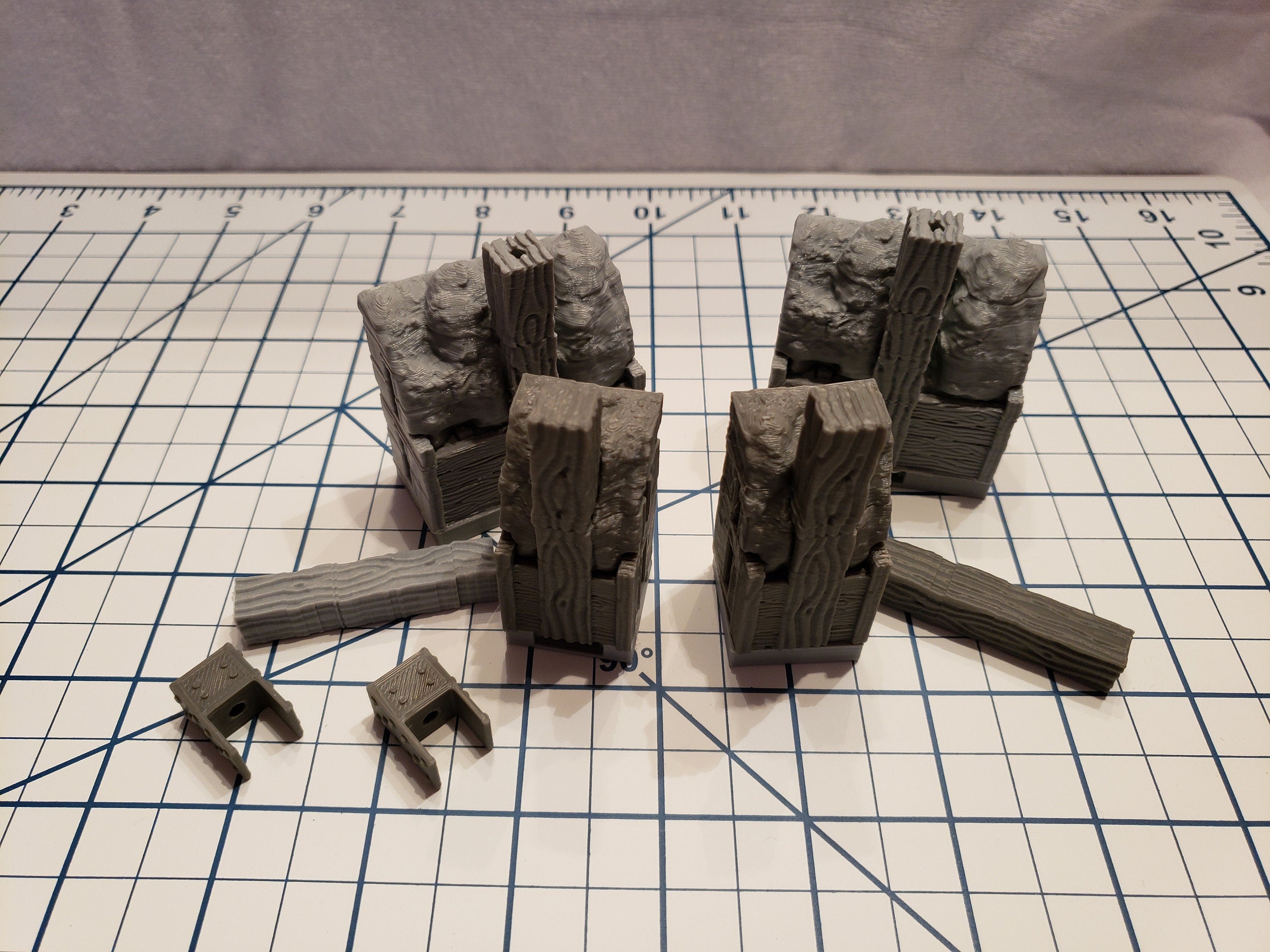 Mine Wall Deluxe Set 60 Pieces! - OpenLock or DragonLock - Openforge - DND - Pathfinder - Dungeons & Dragons - RPG - Tabletop - 28 mm / 1"