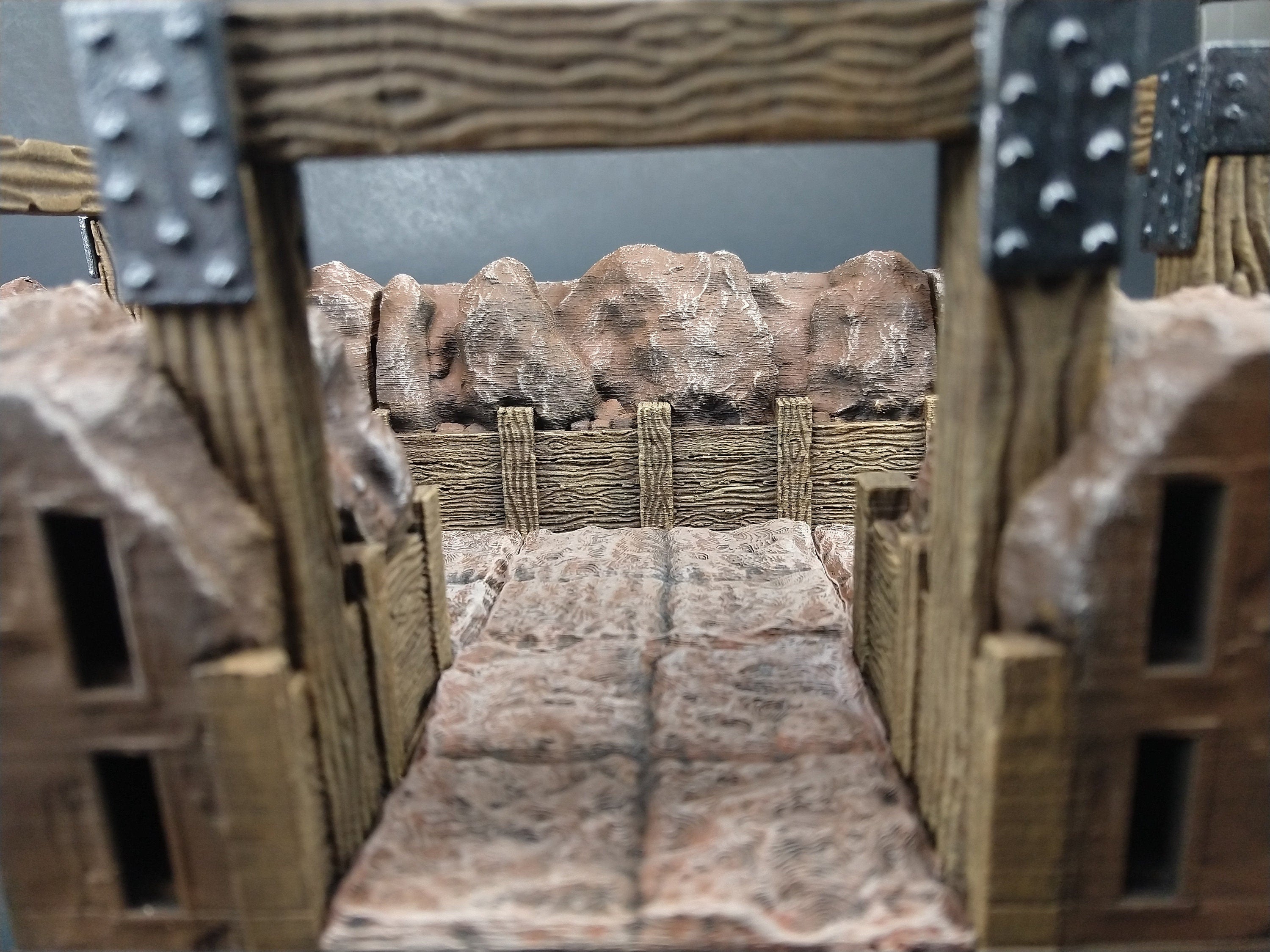 Mine Wall Deluxe Set 60 Pieces! - OpenLock or DragonLock - Openforge - DND - Pathfinder - Dungeons & Dragons - RPG - Tabletop - 28 mm / 1"