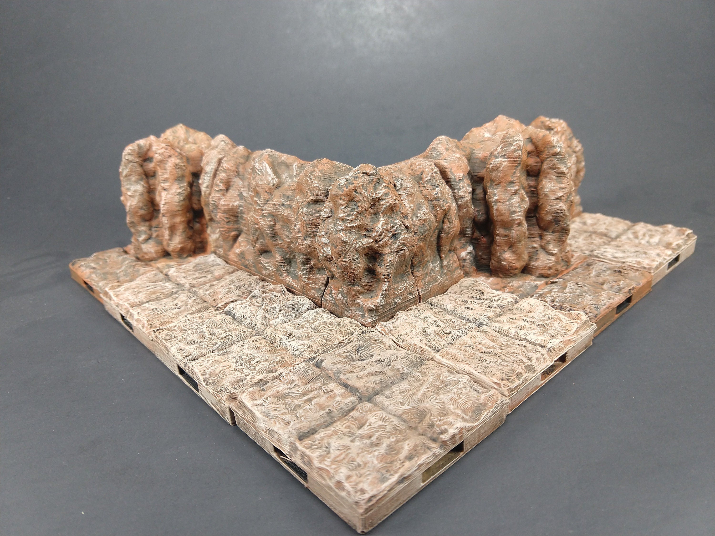 Dry Cave Floor Tiles - OpenLock or DragonLock - Openforge - DND - Pathfinder - Dungeons & Dragons - RPG - Tabletop - 28 mm / 1"