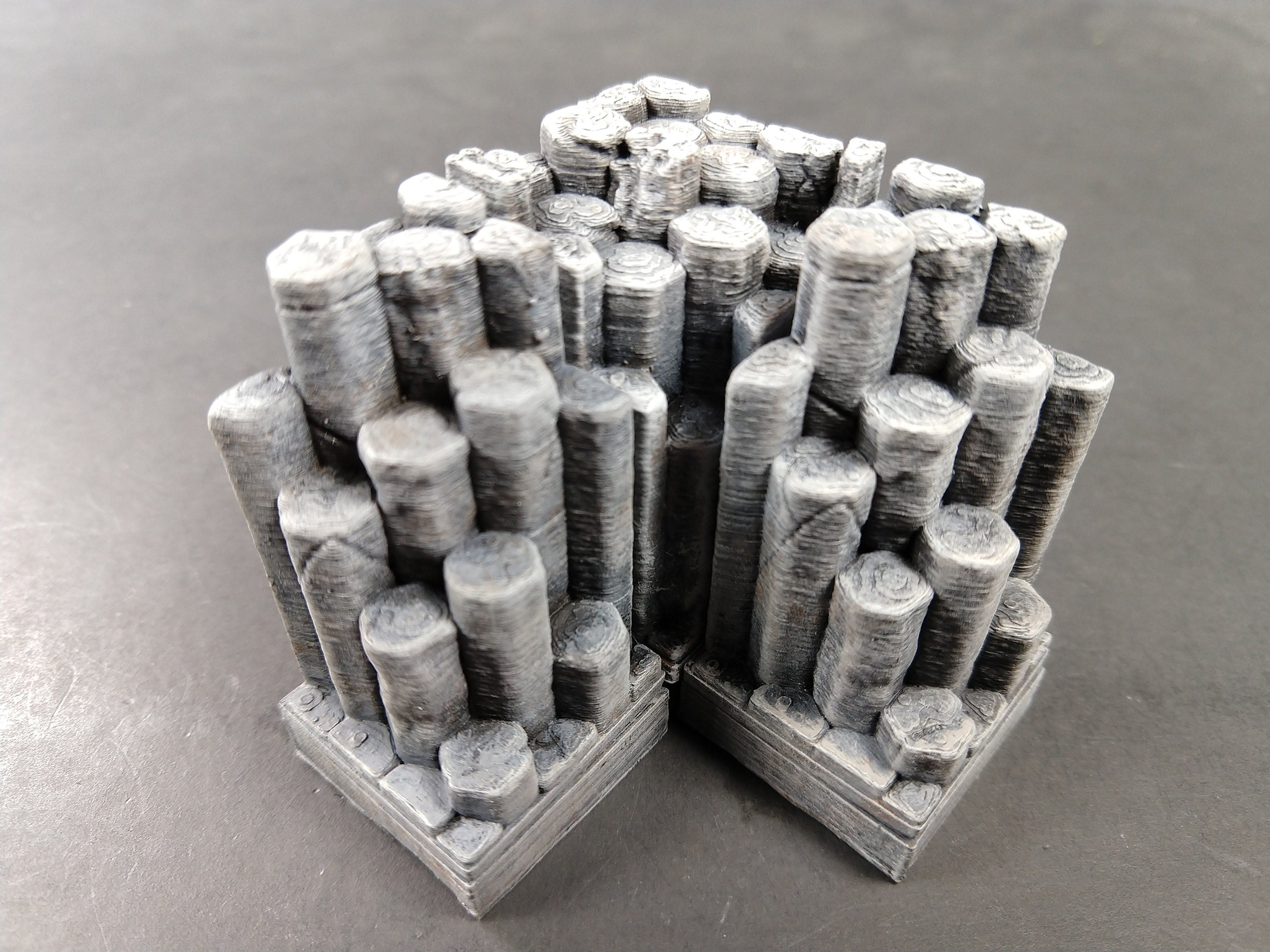 Volcanic Cavern Wall/Corner Tiles - OpenLock - Openforge - DND - Pathfinder - Dungeons & Dragons - RPG - Tabletop - 28 mm / 1"