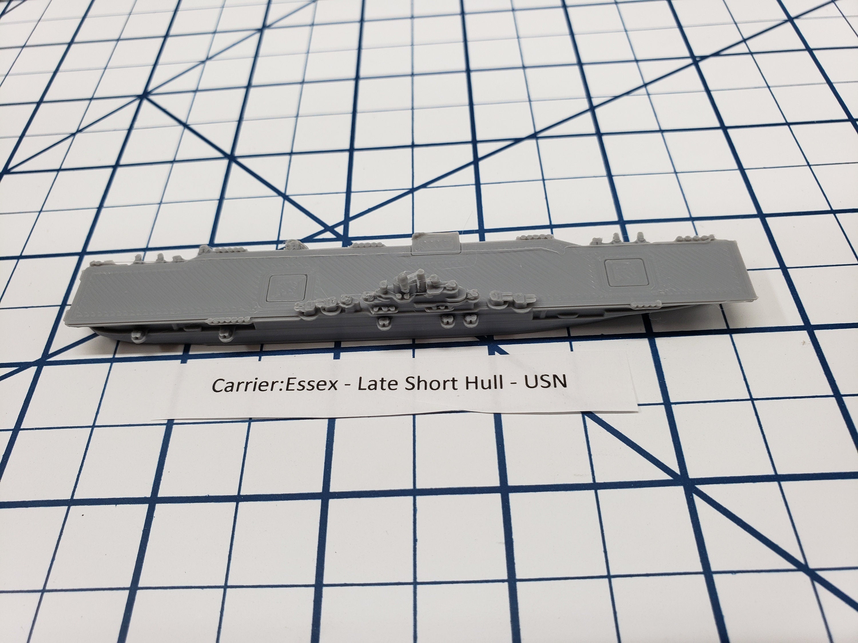 Carrier - Essex - USN - Wargaming - Axis and Allies - Naval Miniature - Tabletop Games - Warships