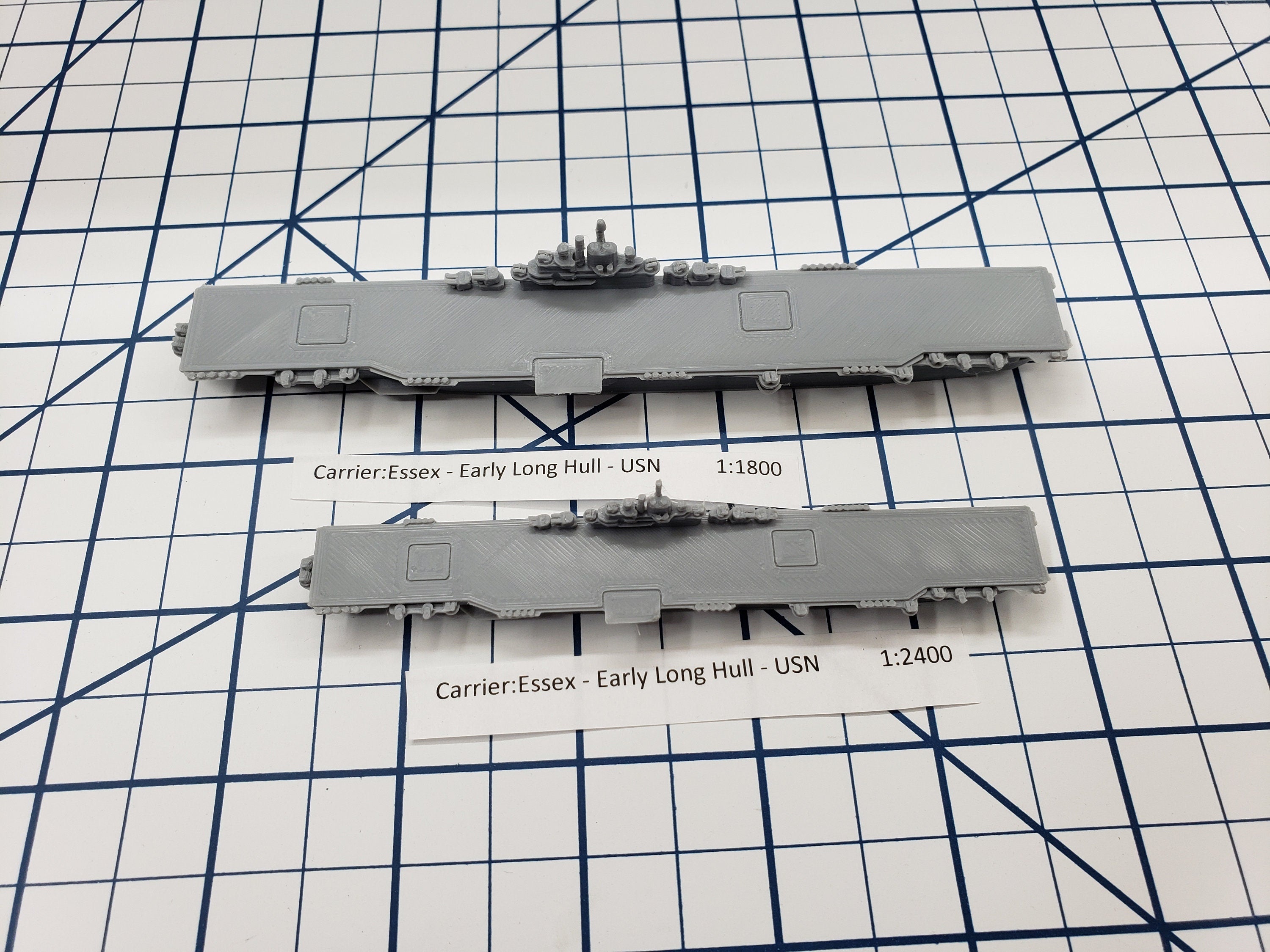 Carrier - Essex - USN - Wargaming - Axis and Allies - Naval Miniature - Tabletop Games - Warships