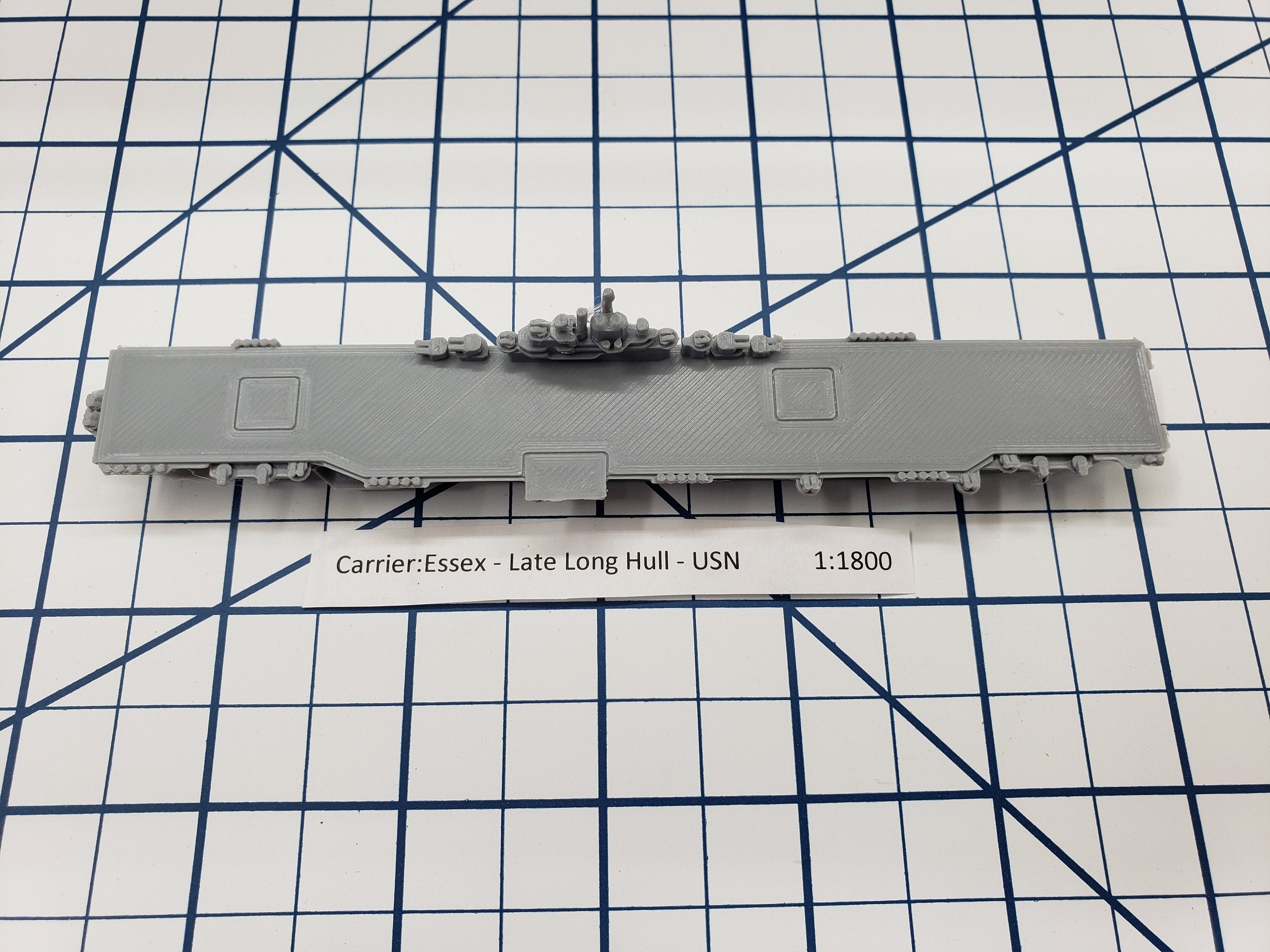 Carrier - Essex - USN - Wargaming - Axis and Allies - Naval Miniature - Tabletop Games - Warships